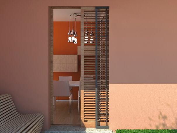 Подрамник с одной створкой для перил и жалюзи PROTEK® Outdoor ARCH-00048893