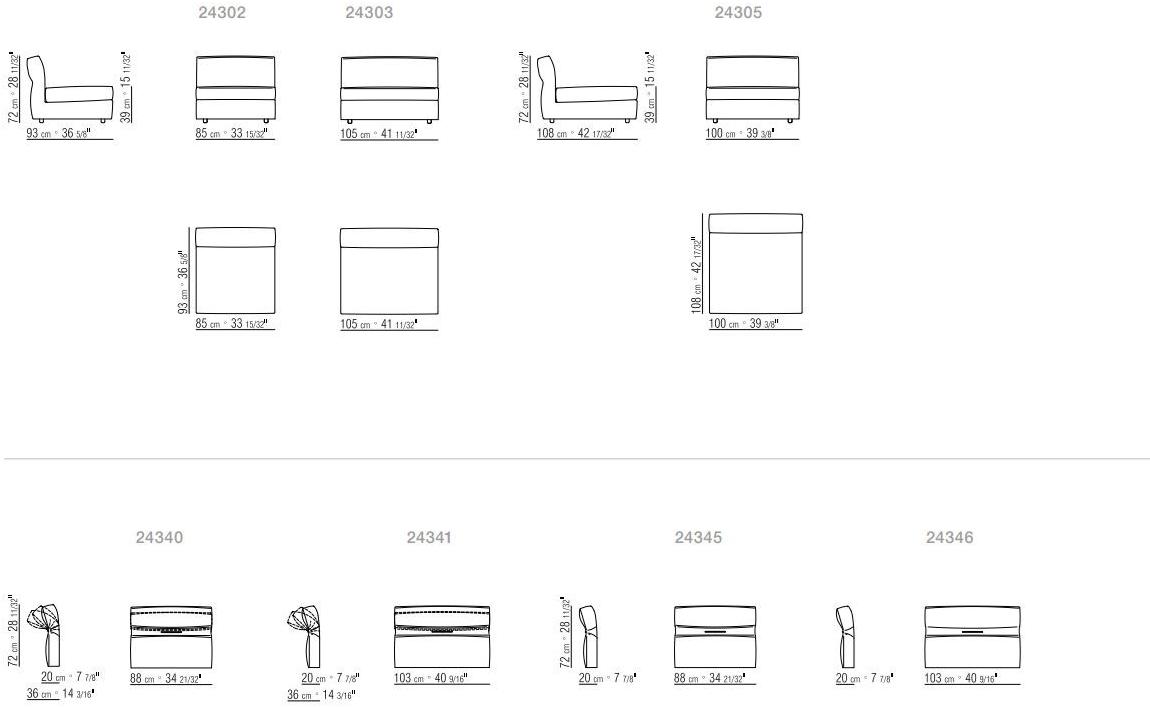 Flexform Модульный угловой диван из ткани Newbridge sun-id-1376691 - Вид №10