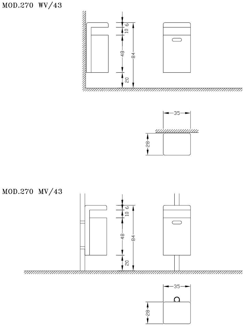 Euroform W Урна металлическая с крышкой и пепельницей  270  - Вид №6