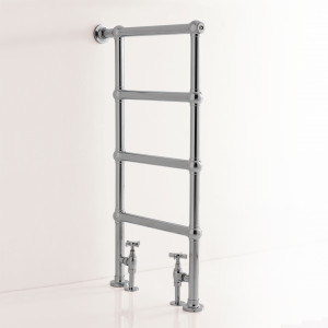 1235 3SC Напольный полотенцесушитель FLAG из латуни с электрическим сопротивлением 270 Вт. диаметр трубы 30 мм Classico