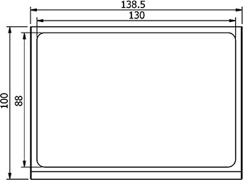 38051F Душевая полка подвесная ANTI-SLIP цвет хром LANGBERGER VICO - Вид №4