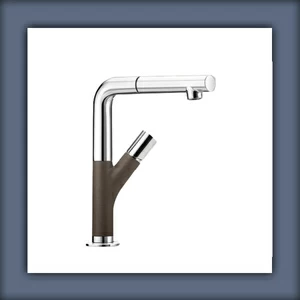 Кухонный смеситель кофейный YOVIS Blanco 518299