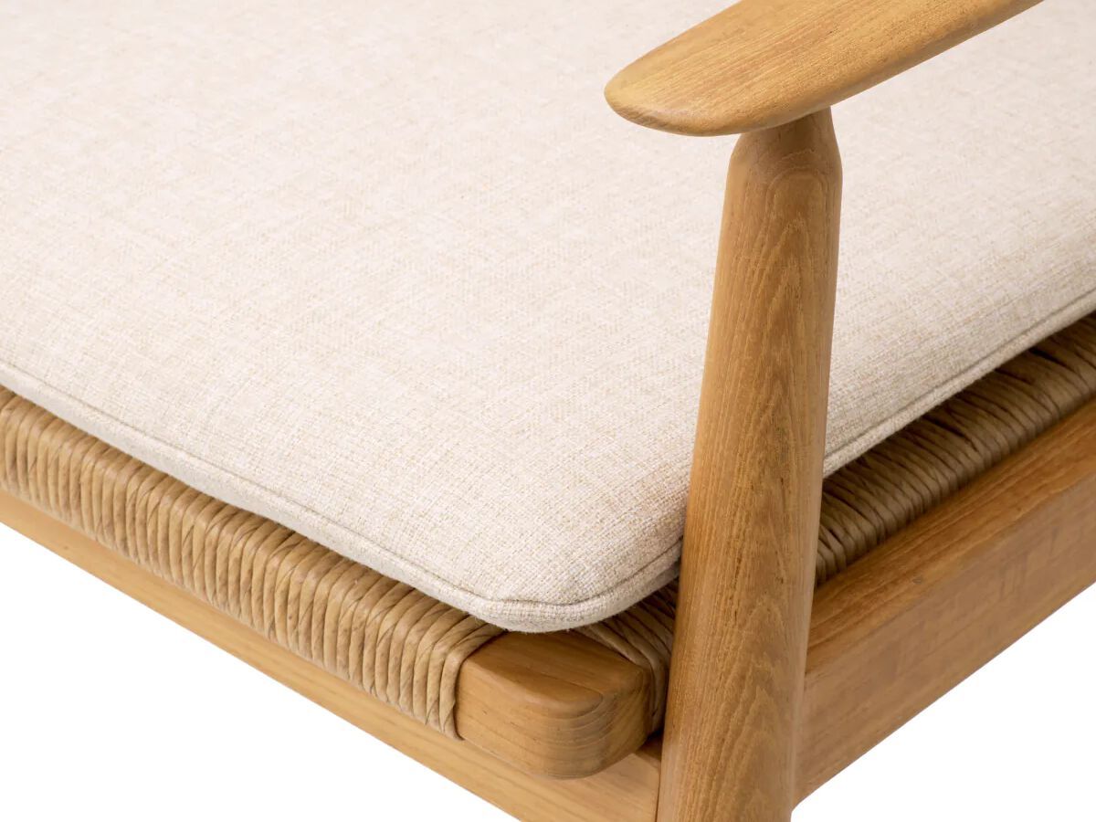 Стул для сада из тикового дерева с подлокотниками Eichholtz Laroc ARCH-00078659 - Вид №3