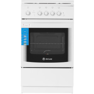 8164047 Газовая плита De Luxe 506040.14Г (КР) ЧР белый