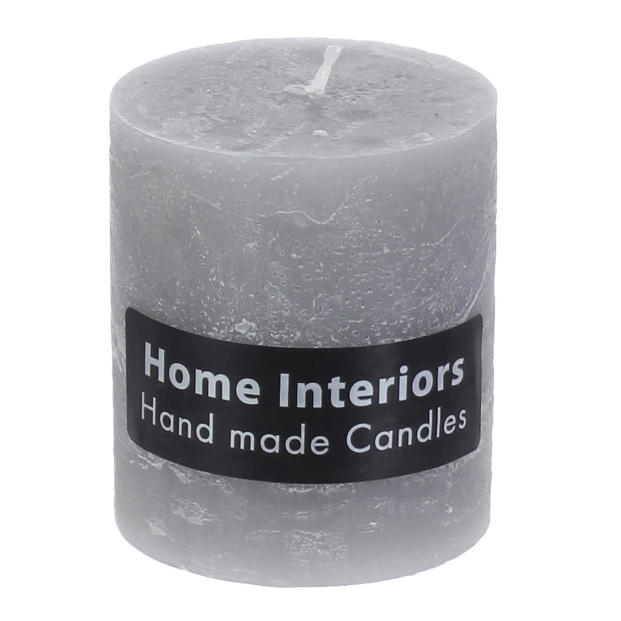 82018413 Свеча-столбик «Рустик», 7х8 см, цвет серый Santreyd 
