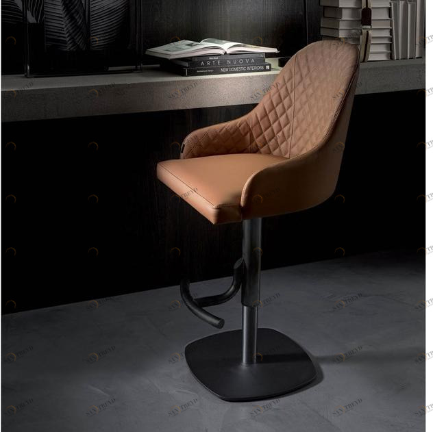 Ozzio Italia Стул кожаный с газлифтом  S505 