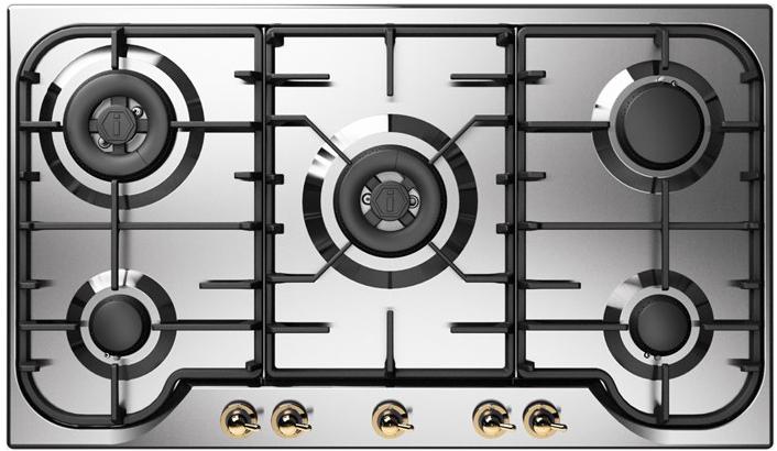 Ilve Газовая встраиваемая плита из стали Nostalgie Hcb90ccn Santreyd - Вид №1