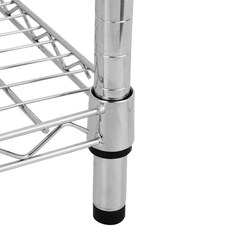 Spaceo Стеллаж сетчатый хром 60×180×35 см с 6 полками 87901982 STLM-1080442 - Вид №3