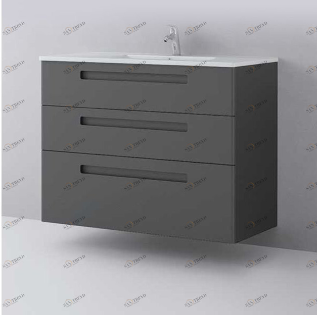 Avila Dos Тумба с раковиной PLUS 100 (3 ящика) Color 51 Paris Essentials 27013100120383N51