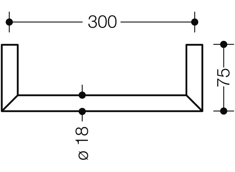 162.36.10040 ручка для захвата HEWI System 162 - Вид №1