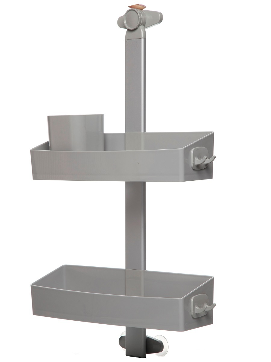 Полка для душа Crafty Metallic Grey NAVAKO 10075 - Вид №1