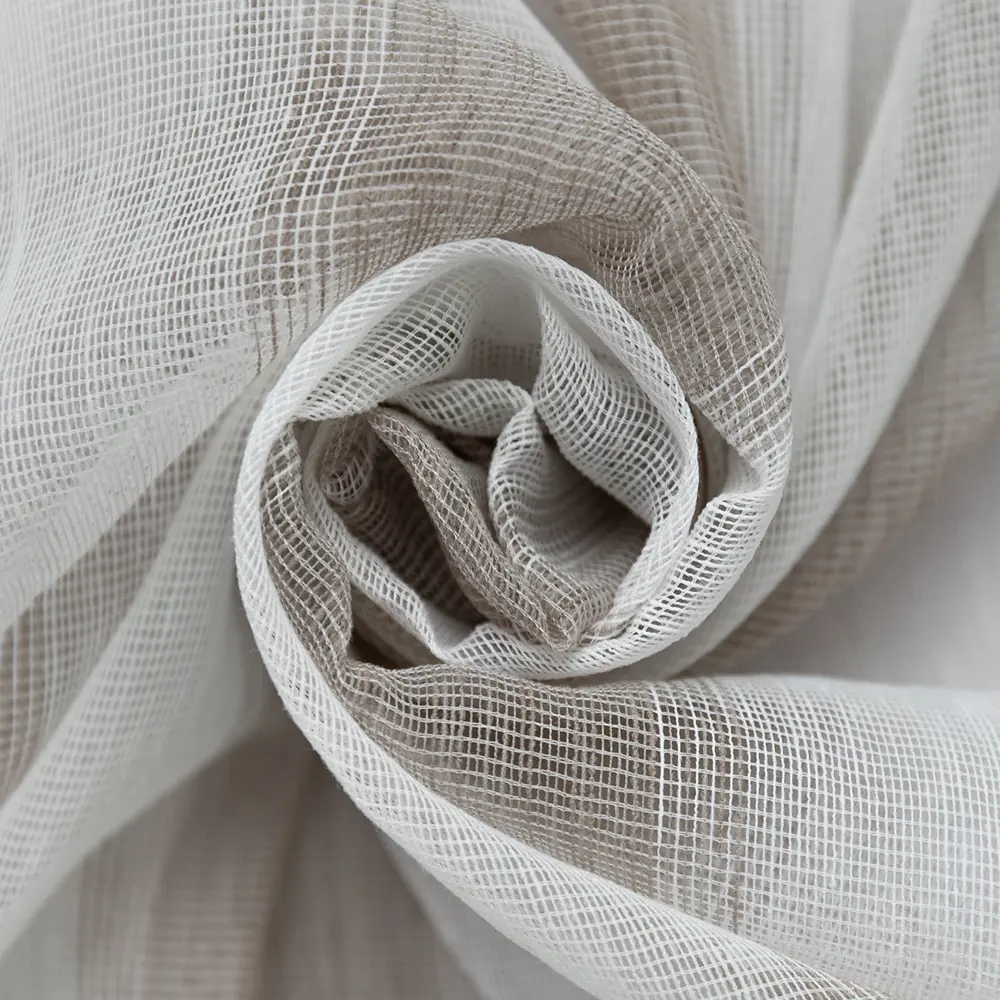 ЛТ тюль 1 п/м фентези жаккард fico бежевый 320 TEX REPUBLIC STLM-2070180 - Вид №3