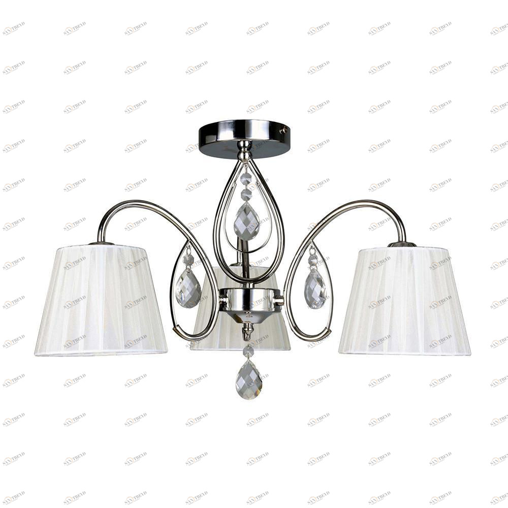 Потолочная люстра Omnilux Cardillo OML-56607-03 OMNILUX CARDILLO 336873 Белый;хром 