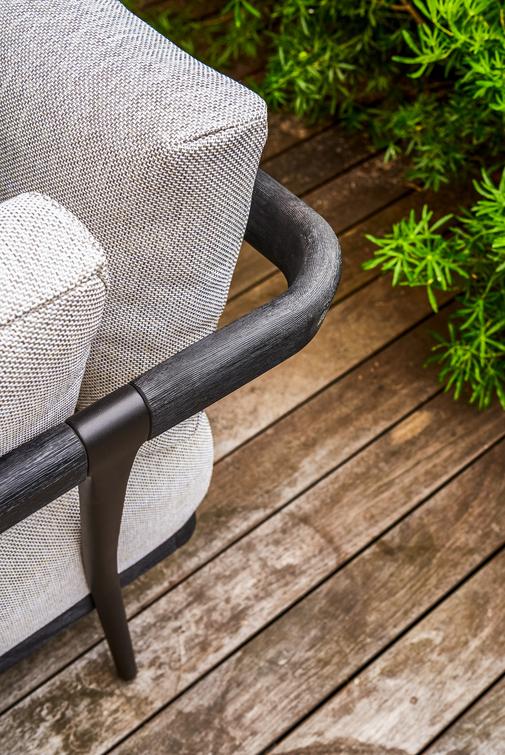 MNST263 3-х мест. teak кремень Manutti Flex - Вид №3