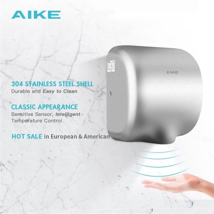 Сушилка для рук из нержавеющей стали AIKE AK2800_171  - Вид №1