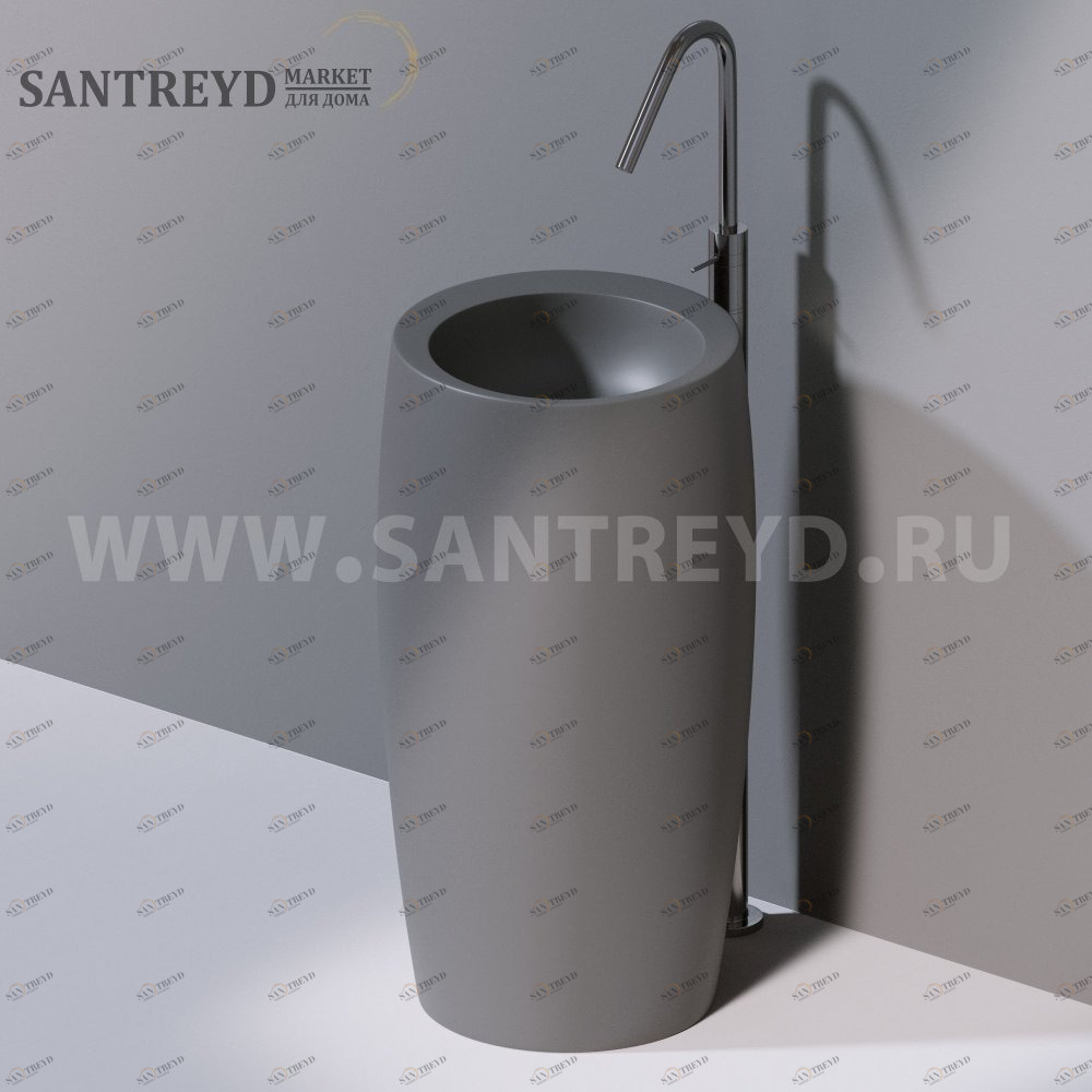 L100T0R0VT.116 Напольная раковина стоящая круглая A. e T. Italia SPOT AeT ITALIA TOTEM