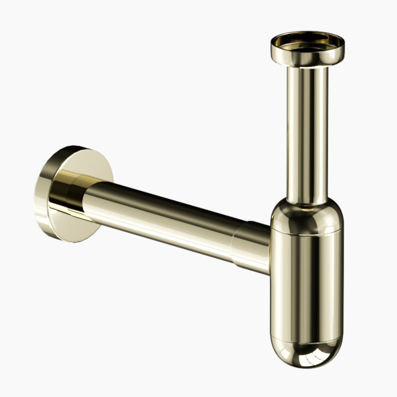 923591 Сифон для раковины Lux 1`1/4 золотистый Kerasan ACCESSORIES Италия 