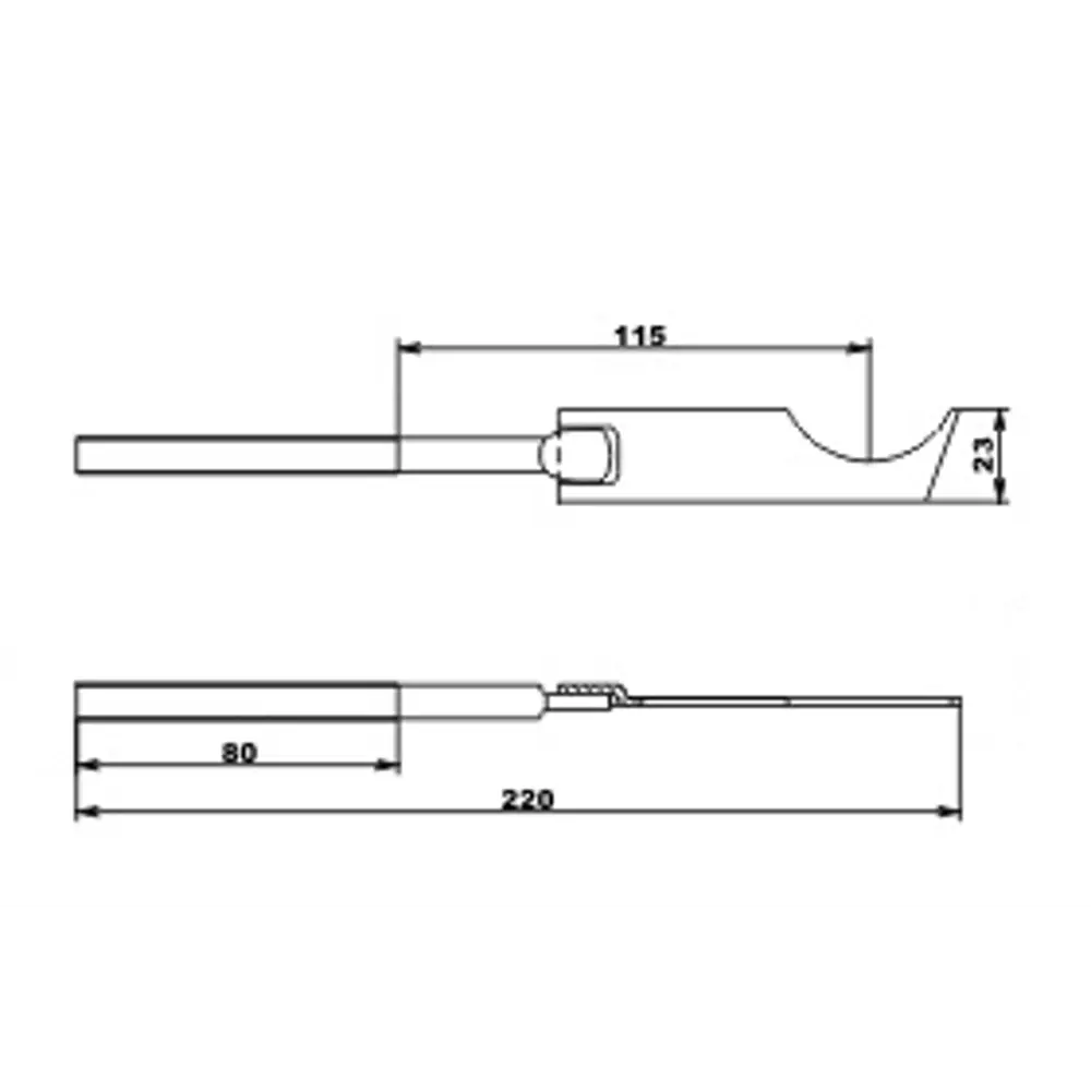 Кронштейн ТВЕК RS для настенного монтажа радиаторов 10×220 мм 89091875 STLM-0078299 - Вид №4