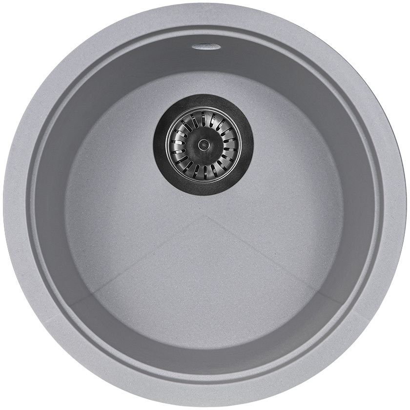 Кухонная мойка подстольного монтажа Kit Kraken Lake 45 Grey