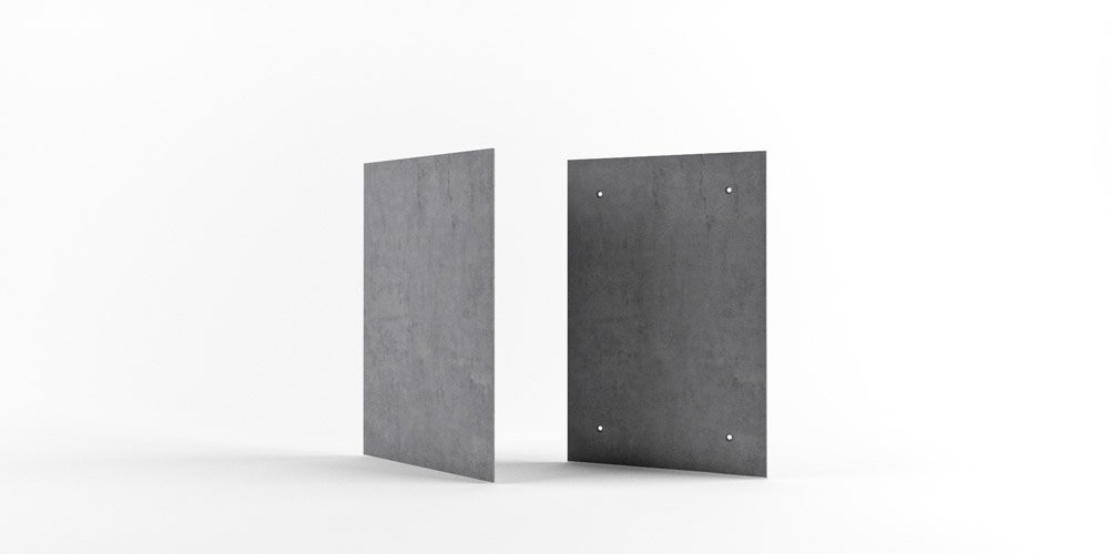 BetOn Панель из фибробетона 800х1200 с отверстиями серая ПАНЕЛИ ИЗ ФИБРОБЕТОНА P502H - Вид №2