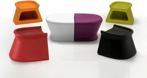 VONDOM Садовый журнальный столик / садовый стул из полиэтилена Pal