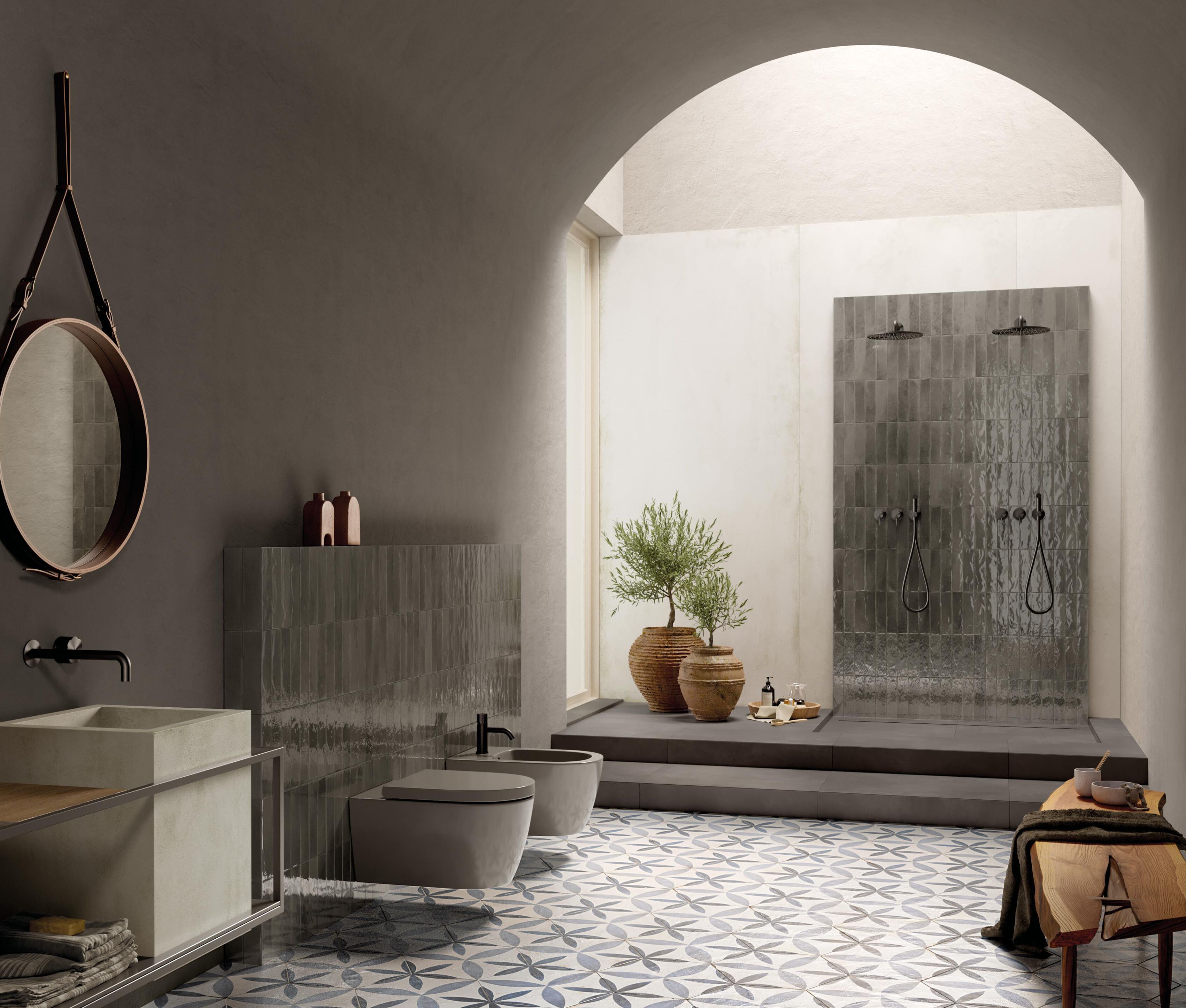 Пол / керамогранит с эффектом цемента FAP ceramiche Glim ARCH-00112635 - Вид №2