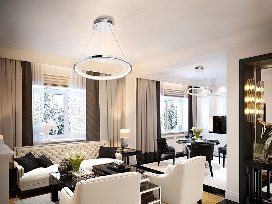 086409 Подвесной светильник 62Ø хром DIM Schuller Laris - Вид №1