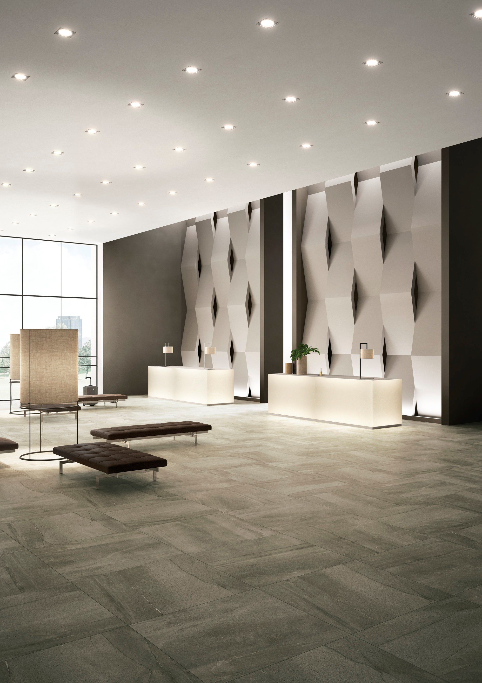 Пол из керамогранита с эффектом камня Fiandre Megalith Maximum ARCH-00048603 - Вид №3