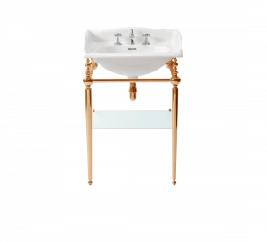 Gentry Home Large basin white Victorian Темное золото GH101857