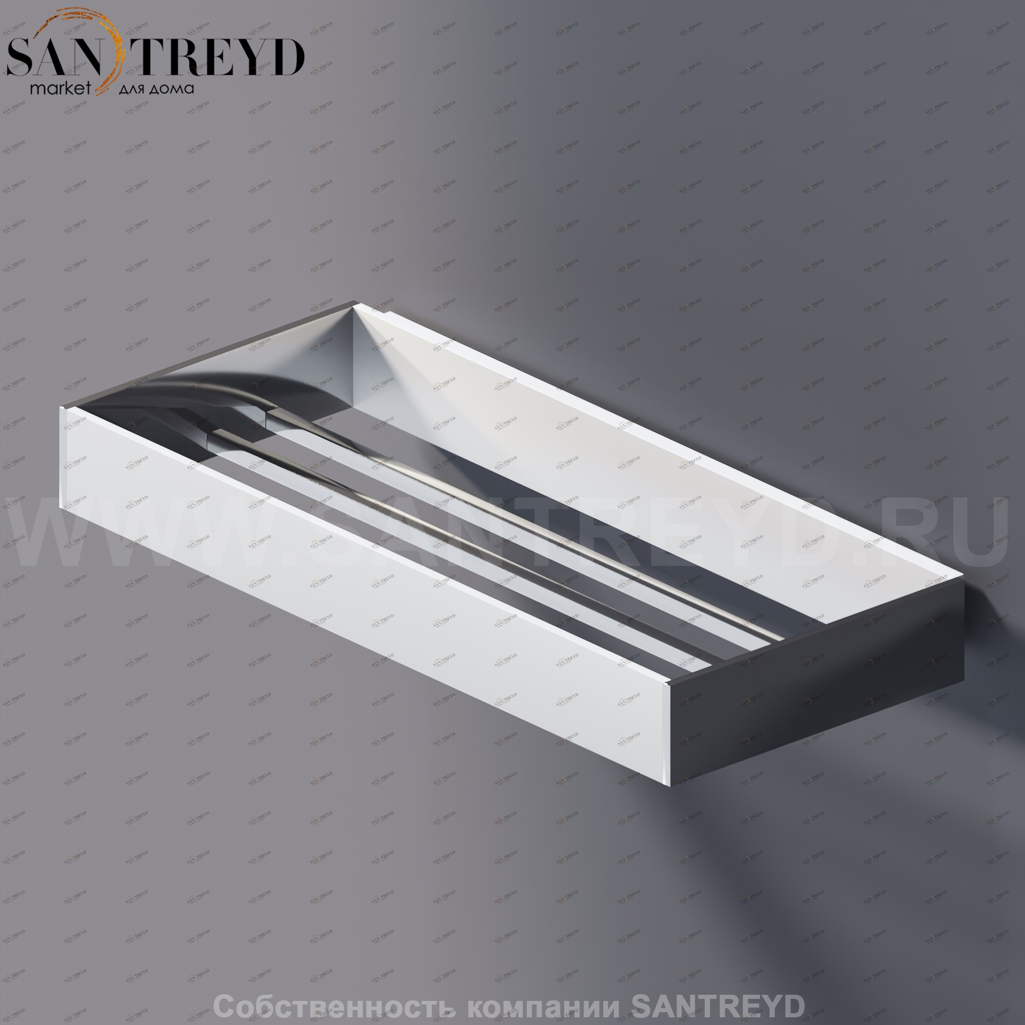 Agape PORTO Полка хромированная APOR0575