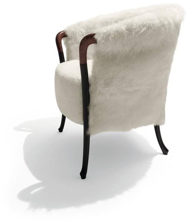 Giorgetti Меховое кресло с подлокотниками Progetti sun-id-1469229 - Вид №1