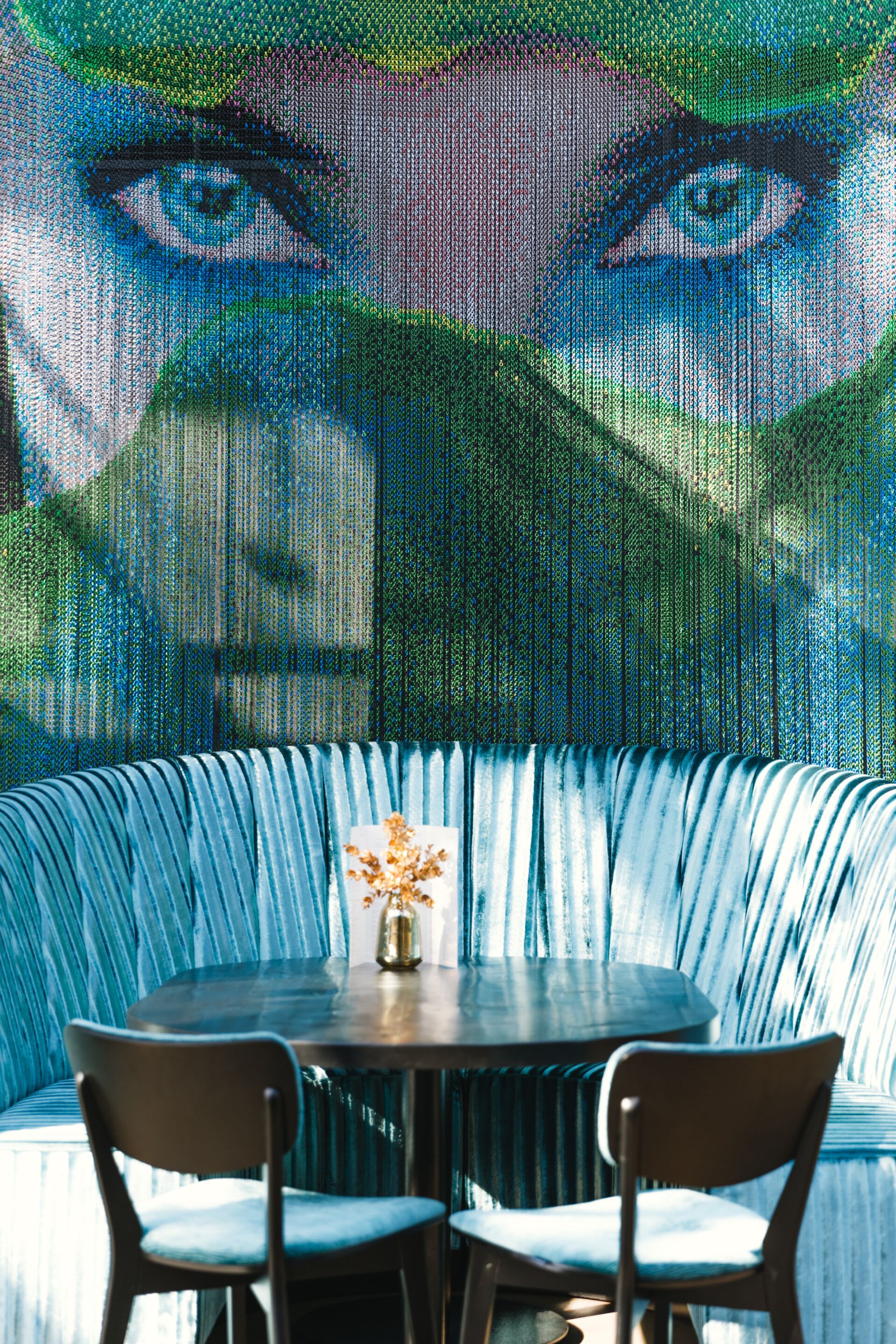 Алюминиевая проволочная палатка Kriskadecor SPACE DIVIDER - RESTAURANT ARCH-00050833 - Вид №4