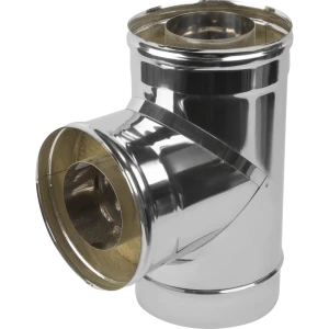 Сэндвич-тройник Металлик и Ко 90° 430/0.8 мм D115x200 мм