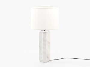 Мраморная настольная лампа