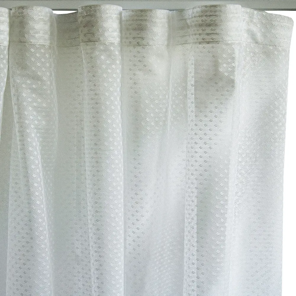 SEASONS Тюль «Горошек» на ленте 300×260 см кремовый 88948039 STLM-1021294 - Вид №3