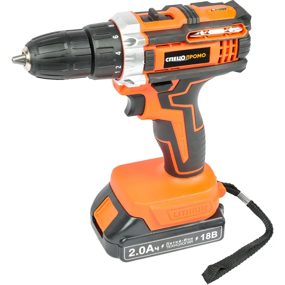Дрель-шуруповерт аккумуляторная Спец БДА-18-П, 18 В Li-Ion 2x2 Ач STLM-2197374