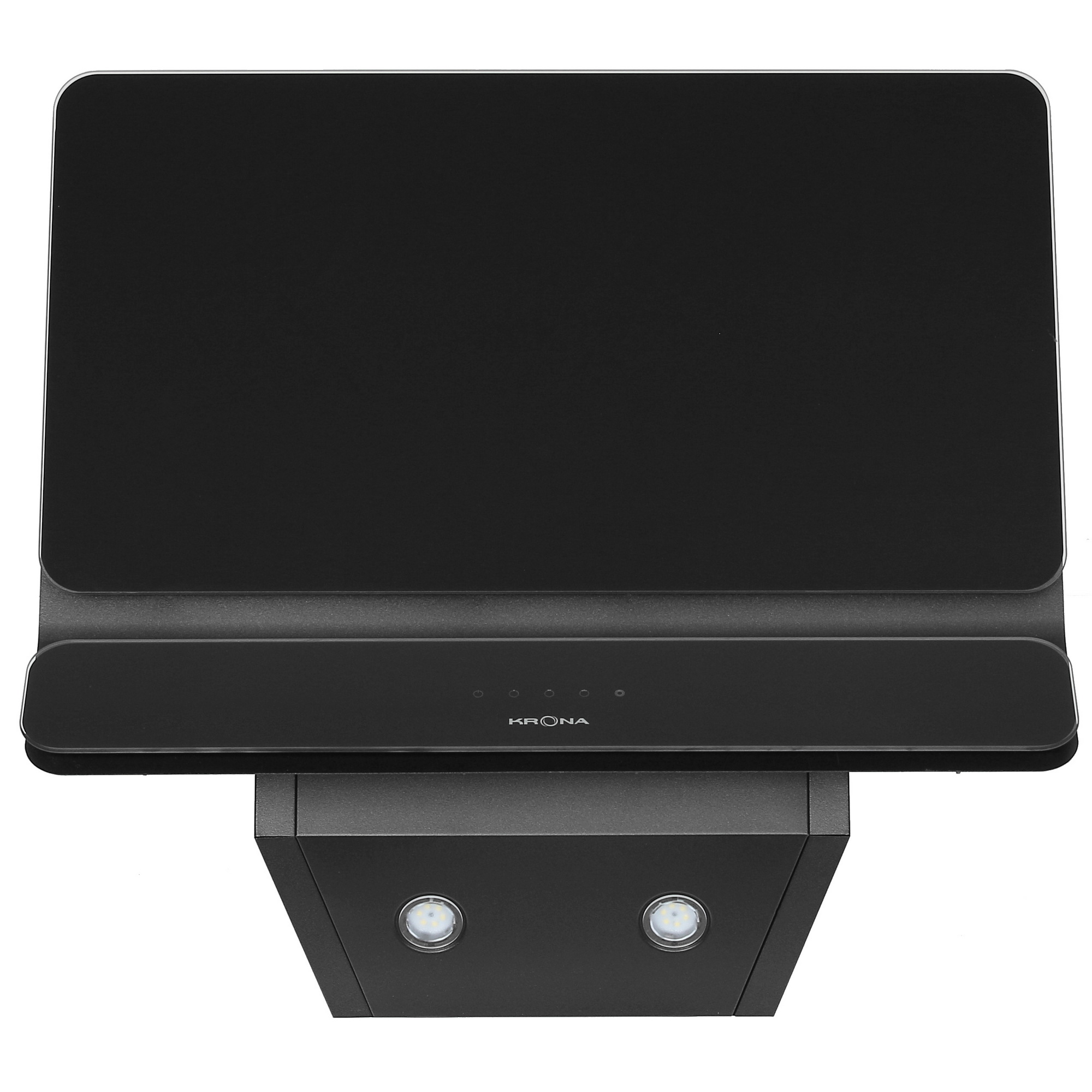 9046665 Вытяжка наклонная KRONA SATURN 600 DN BLACK 4S черный/черный STDN-0088386 - Вид №1