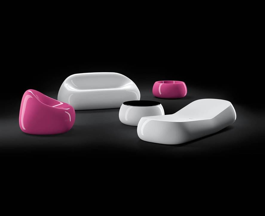 2-местный полиэтиленовый садовый диван PLUST Gumball ARCH-00141498 - Вид №1