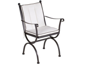 10.00.0406 Кресло Romeo Marone Antik Подушка сиденья / спинки uni natural w. Black. Трубопровод Mbm