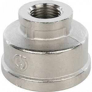 Муфта переходная ВВ 1 1/2х1/2" никель STOUT