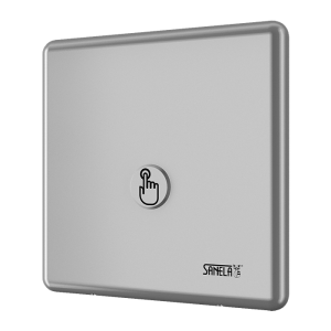 12013 Управление душем с пьезо кнопкой для подачи подготовленной воды, с монтажной коробкой, 6 В SANELA