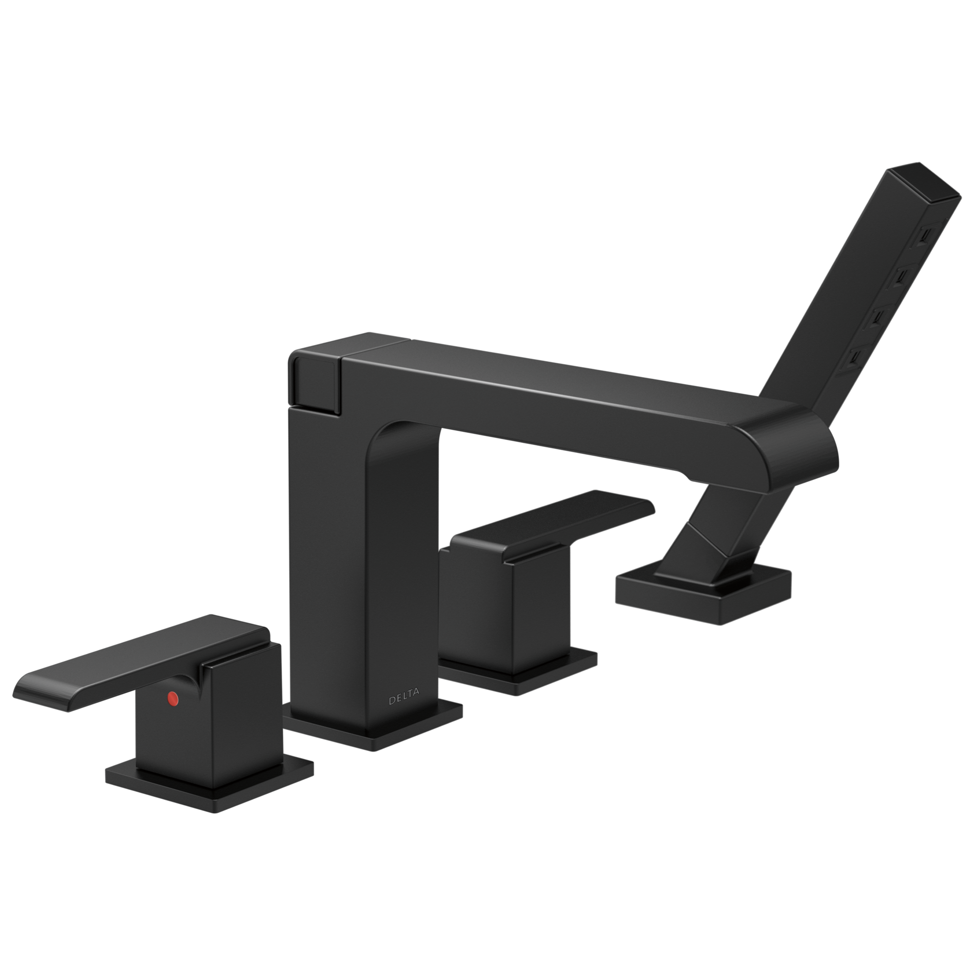 T4767-BL Римская ванна с ручным душем Delta Faucet Ara Матовый черный