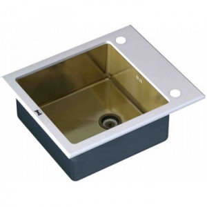 Zorg GL 6051 White Bronze Мойка кухонная прямоугольная Zorg