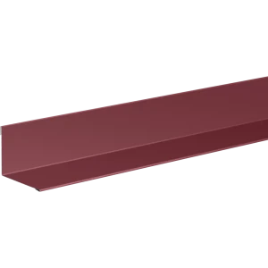 Планка для внутренних углов 115x115 мм 2 м 0.4 мм RAL 3005 красный 11739783 STLM-2024684