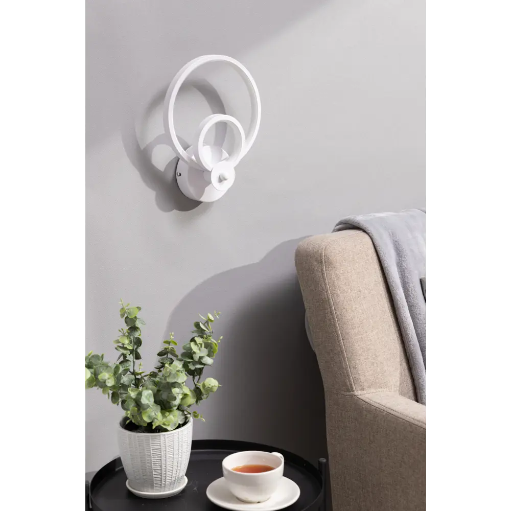 Настенный светильник светодиодный Escada Orbita 10237/2LED, нейтральный белый свет, цвет белый 88294294 STLM-2156250  - Вид №4