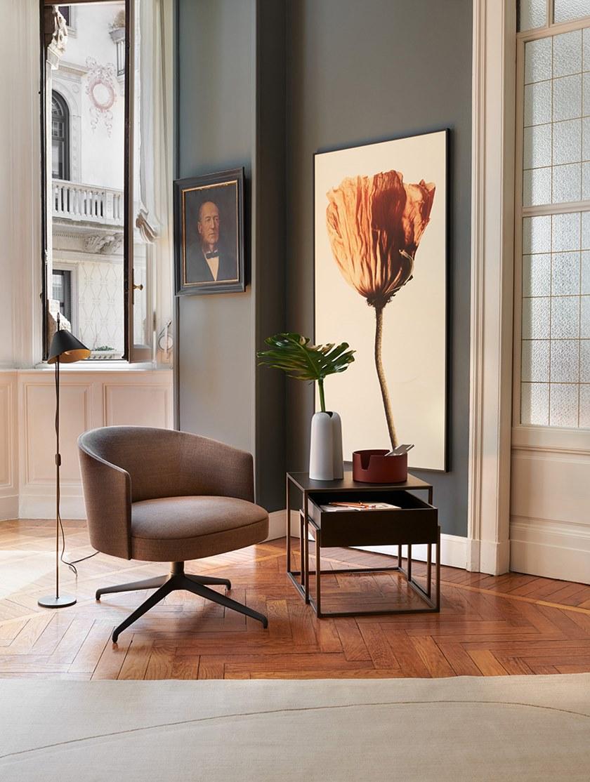 Potocco Вращающееся кресло из ткани Lèna 903/plg Lena - Вид №2