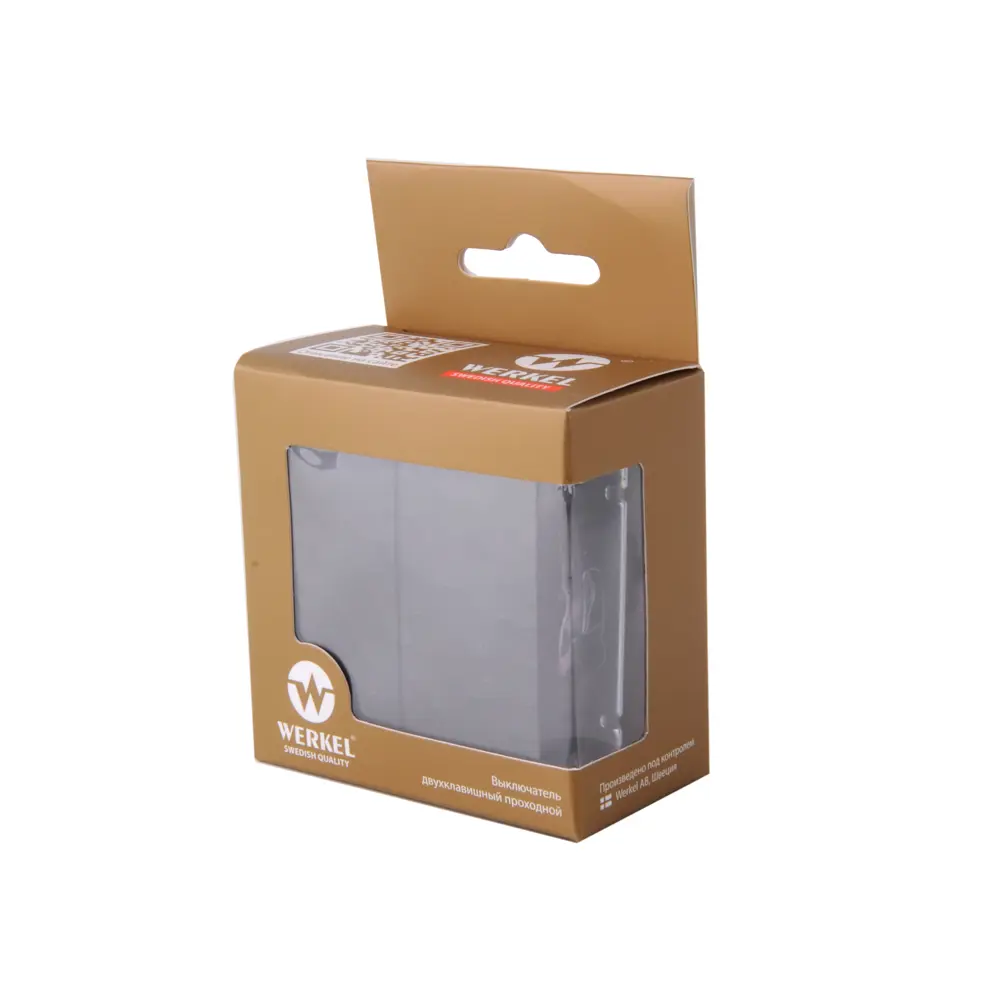Выключатель проходной встраиваемый Werkel Hammer 2 клавиша цвет черный STLM-2192805 - Вид №2