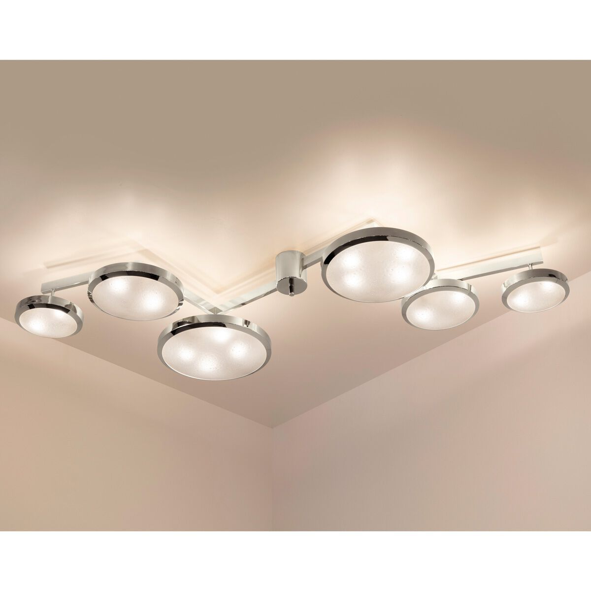 Потолочный светильник из латуни и муранского стекла GASPARE ASARO геометрия ARCH-00153258 - Вид №9