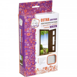 82709772 Сетка-штора Help москитная на дверь 75x220 см 2 шт.