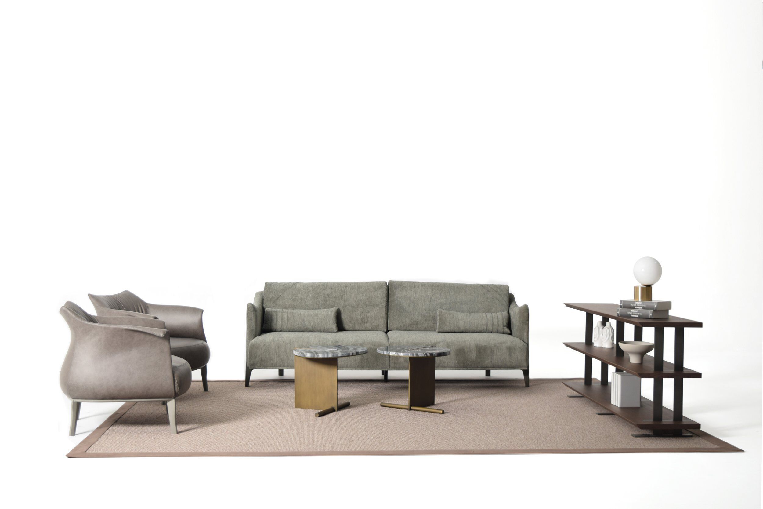 Книжный шкаф из МДФ ABLE SPACE ARCH-00065647 - Вид №7